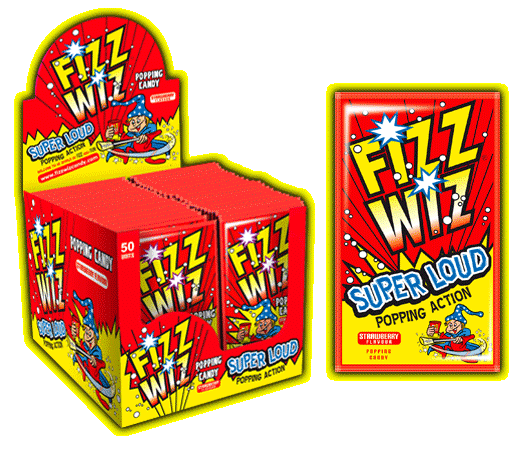 Fizz Wiz Strawberry Popping Candy 5g