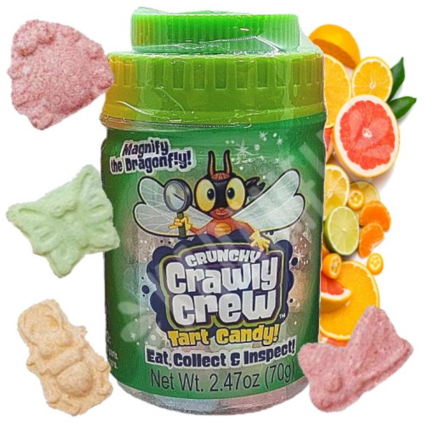 Kidsmania Crunchy Crawly Crew Tart Candy 70g