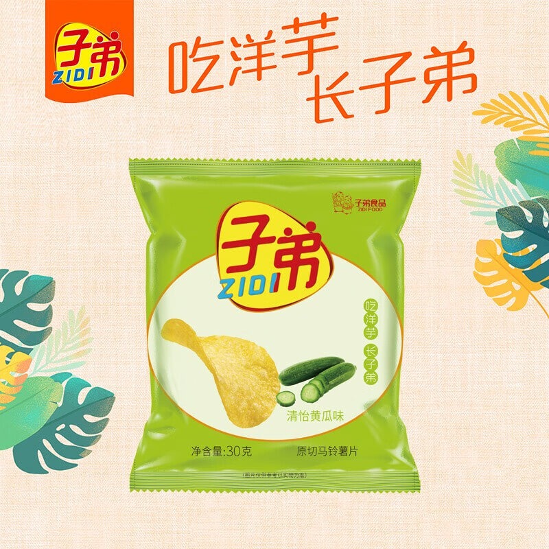 ZIDI Potato Chips Cucumber Flavor 30g