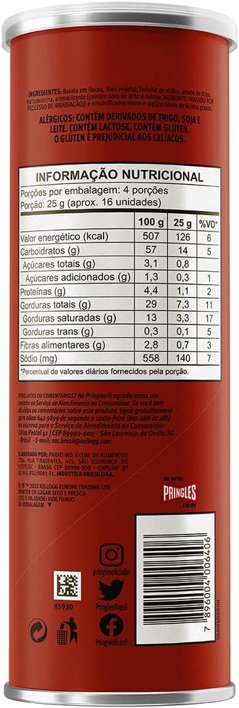 Pringles Churrasco 120g