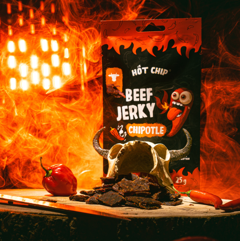 Hot Chip Jerky Chilli Chipotle 25g