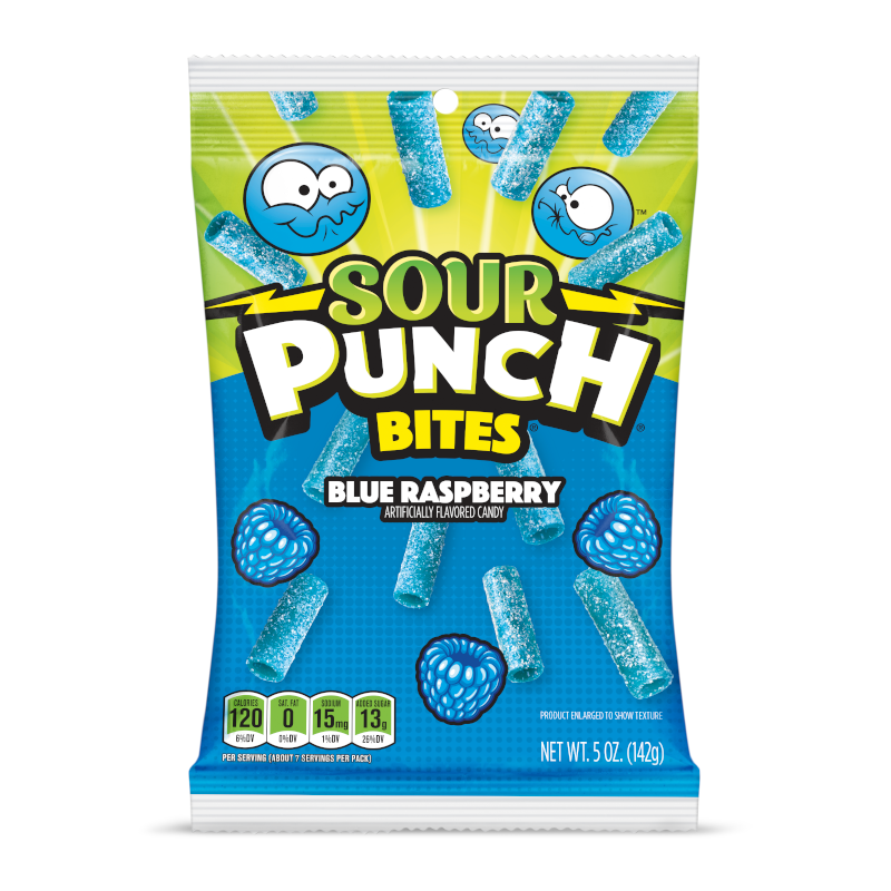 Sour Punch Bites Blue Raspberry 142g