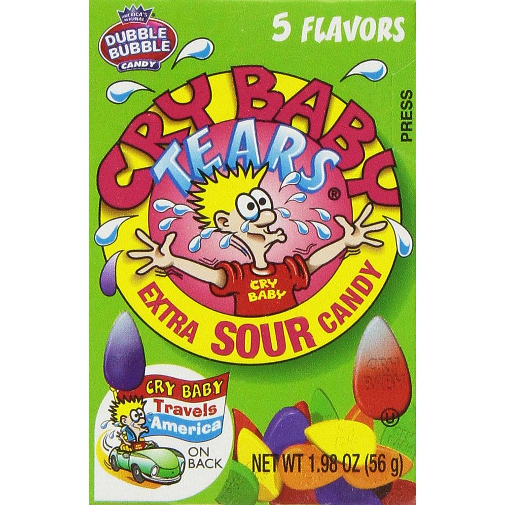 Cry Baby Extra Sour Candy Tears 56g