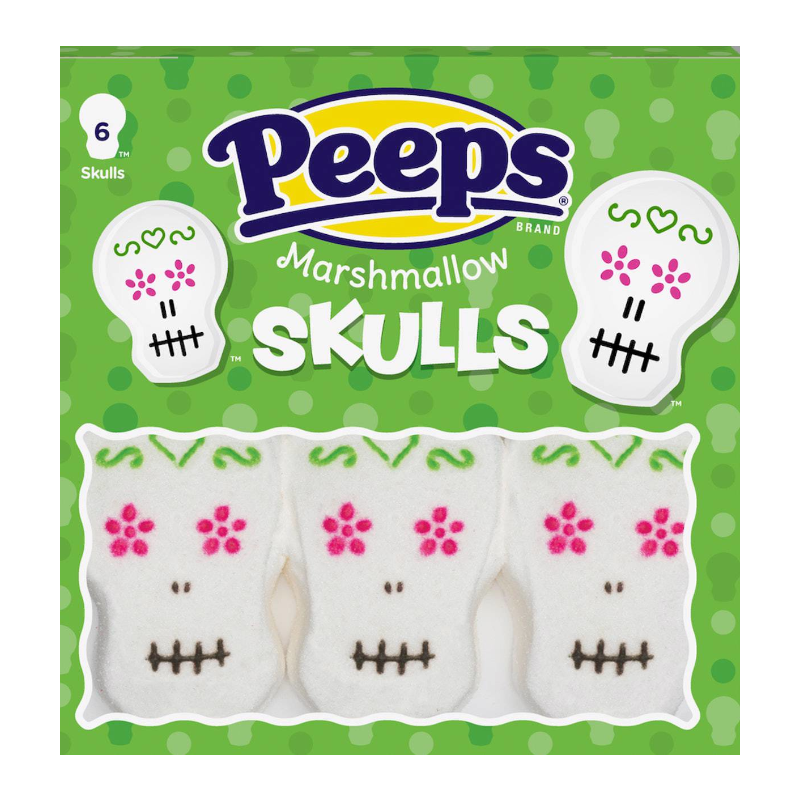 Peeps Marshmallow Skulls (6ct) 85g