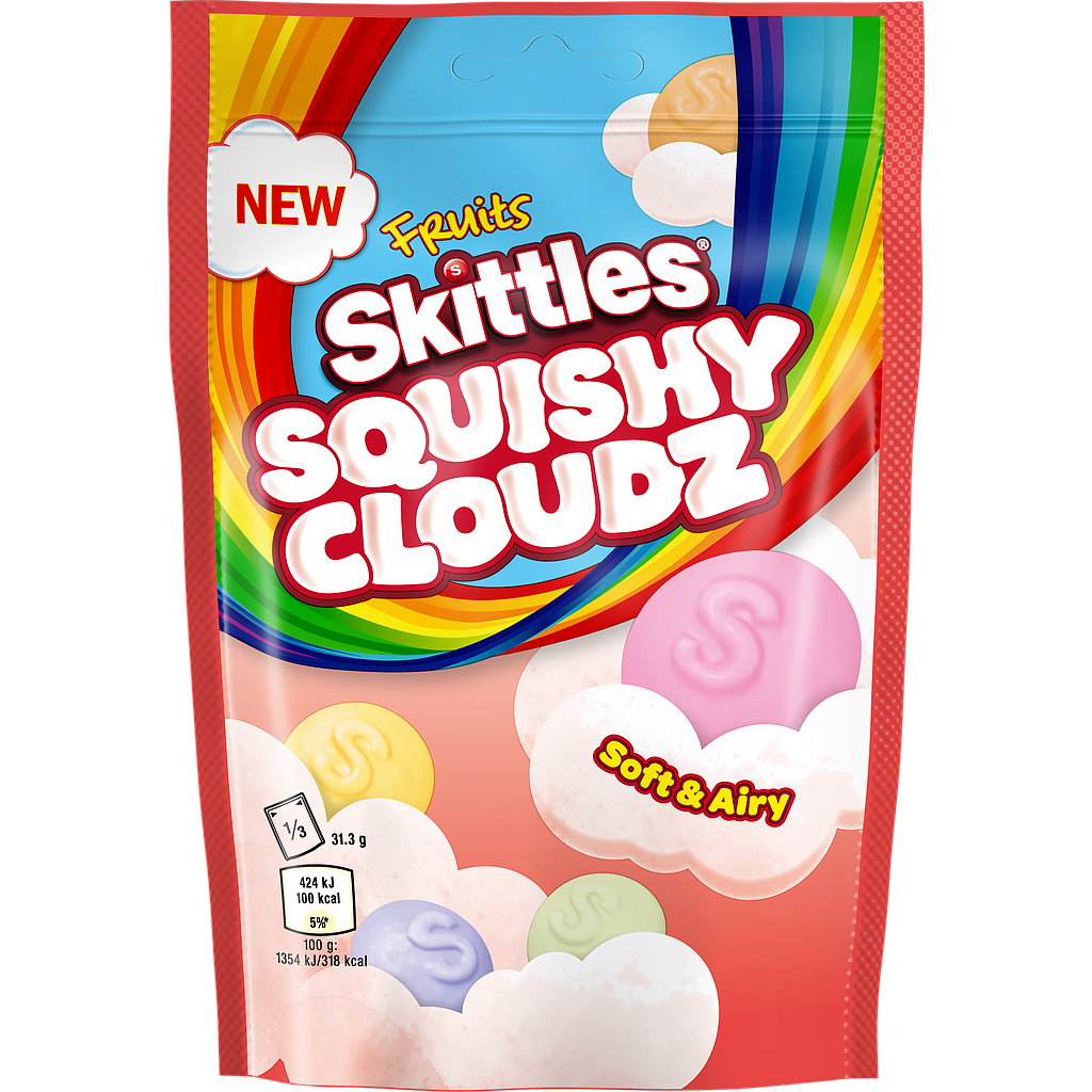 Skittles Squishy Cloudz Fruits Red 94g