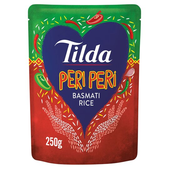 Tilda Steamed Peri Peri Rice 250g