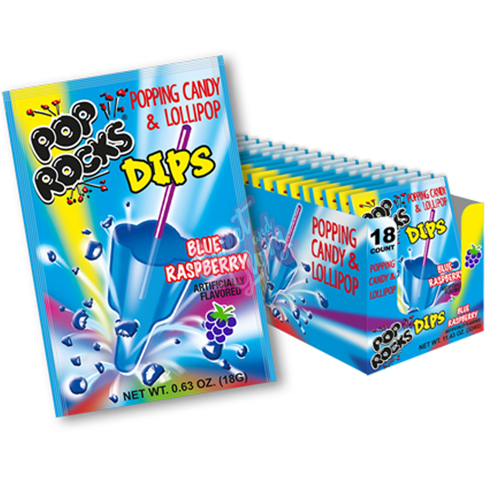 Pop Rocks Dips Blue Raspberry 18g