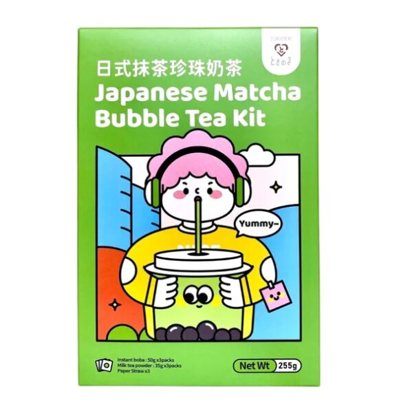 Tokimeki Bubble Tea Kit Matcha 255g