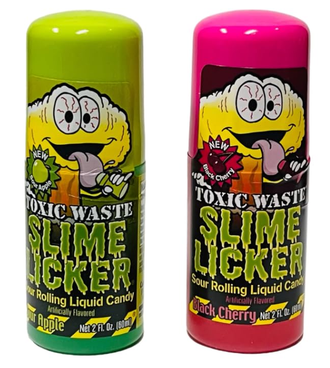 Toxic Waste Slime Licker Black Cherry & Sour Apple