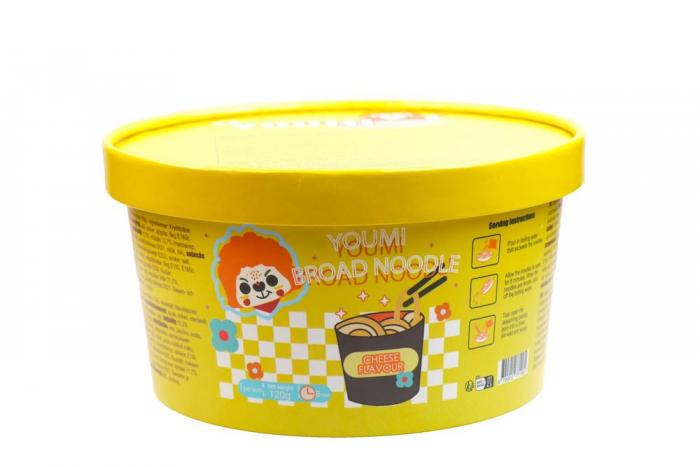 Youmi Instant Broad Noodle Spicy Cheeze 120g