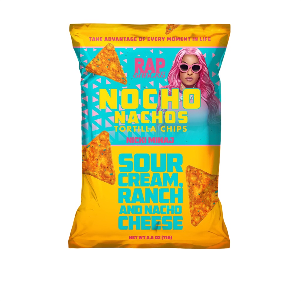 Rap Snacks Nicki Minaj Sour Cream Ranch Nachos 71g