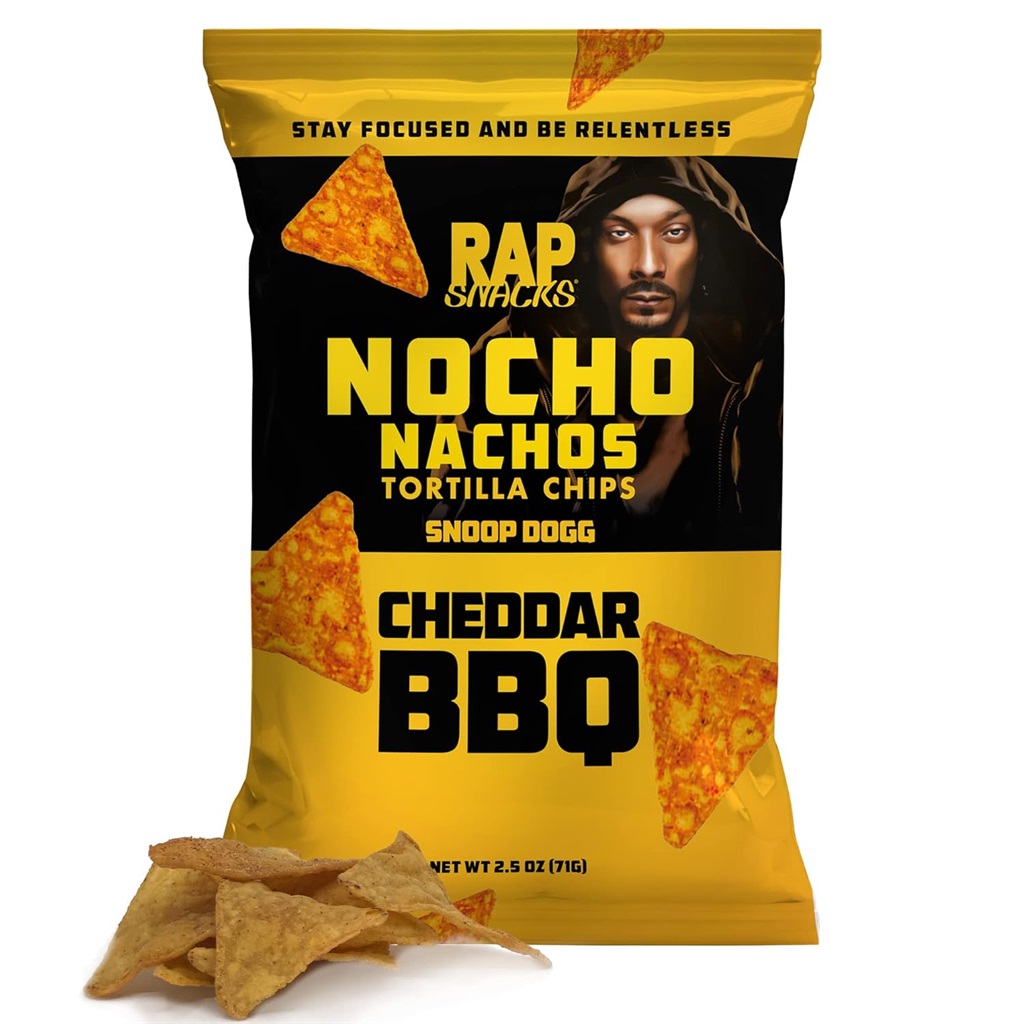 Rap Snacks Snoop Dogg BBQ Cheddar Nachos 71g