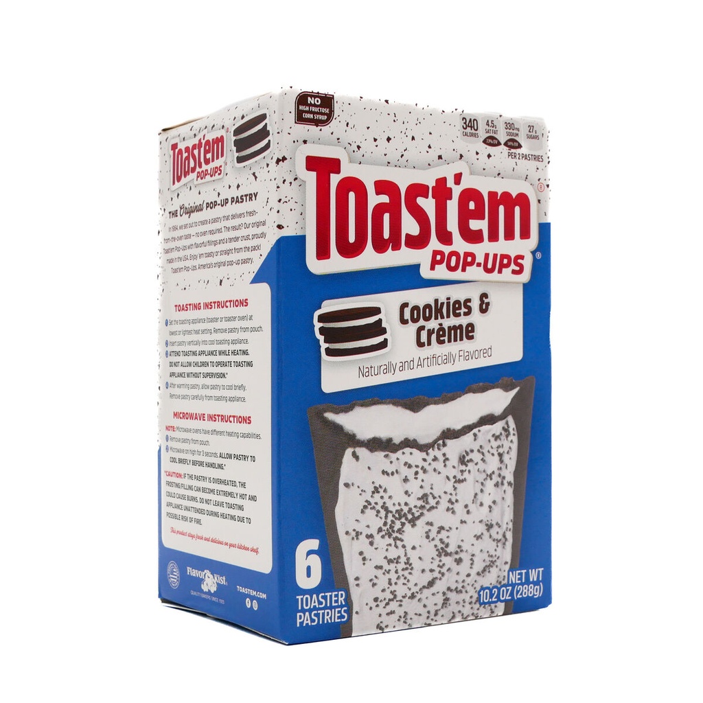 Toast'em Cookies & Cream 288g