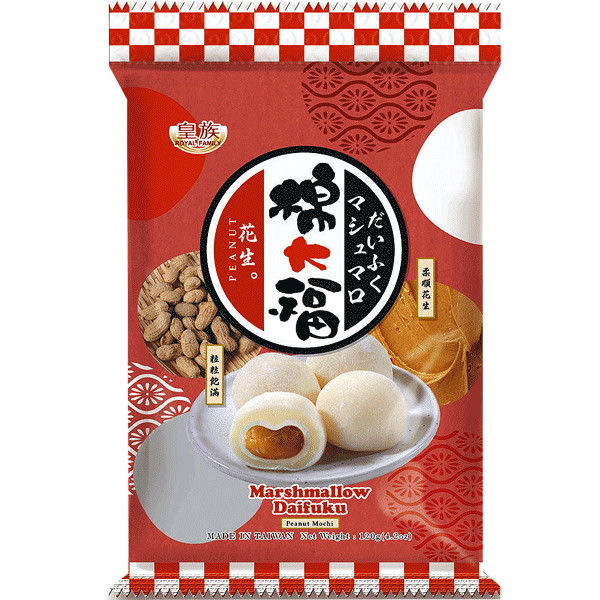 Marshmallow Daifuku Peanut Mochi 120g