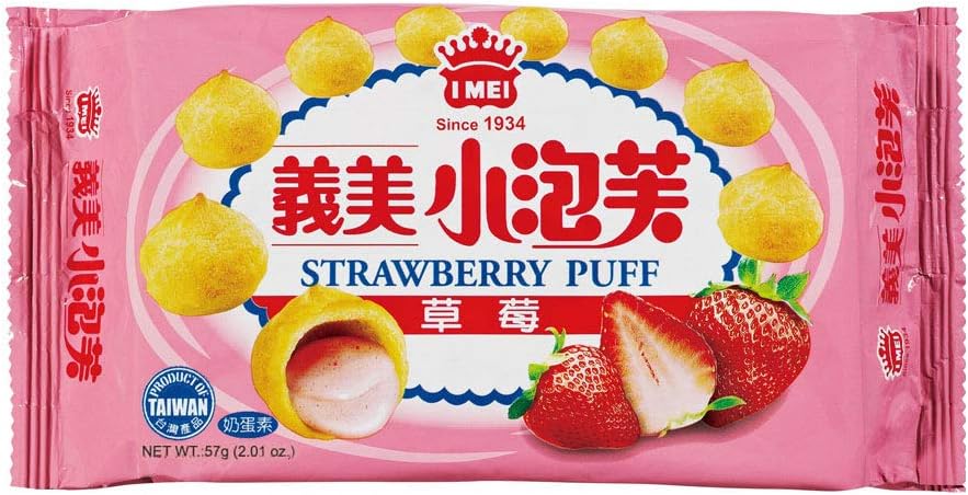 I Mei Puff Strawberry 57g