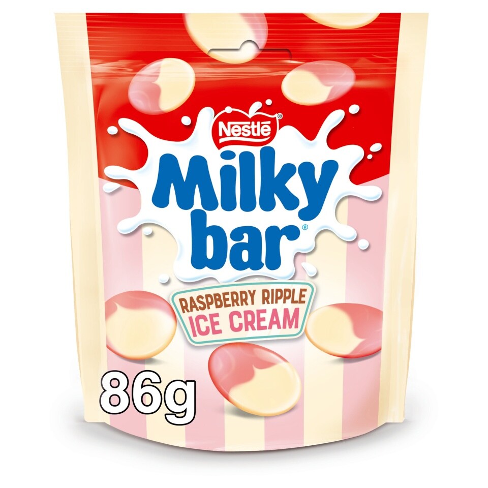 Nestle Milkybar Buttons Raspberry Ripple Ice Cream 86g