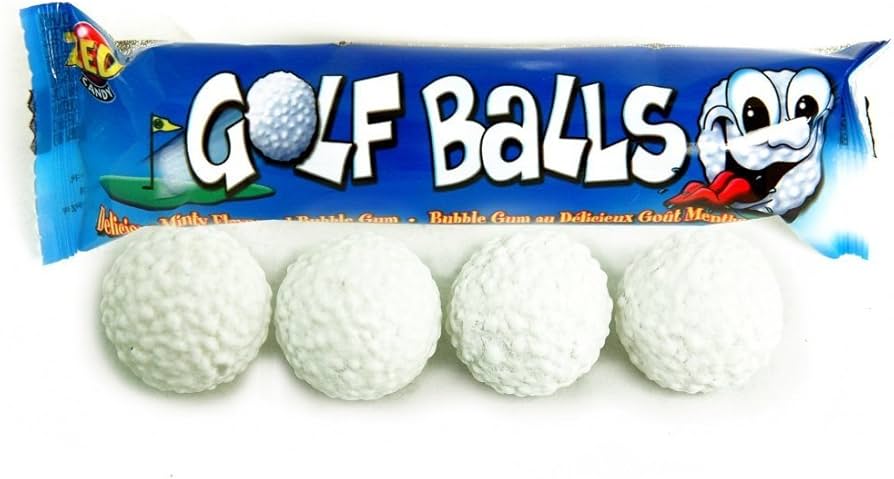 Zed Candy Bubble Gum Golf Balls 26g