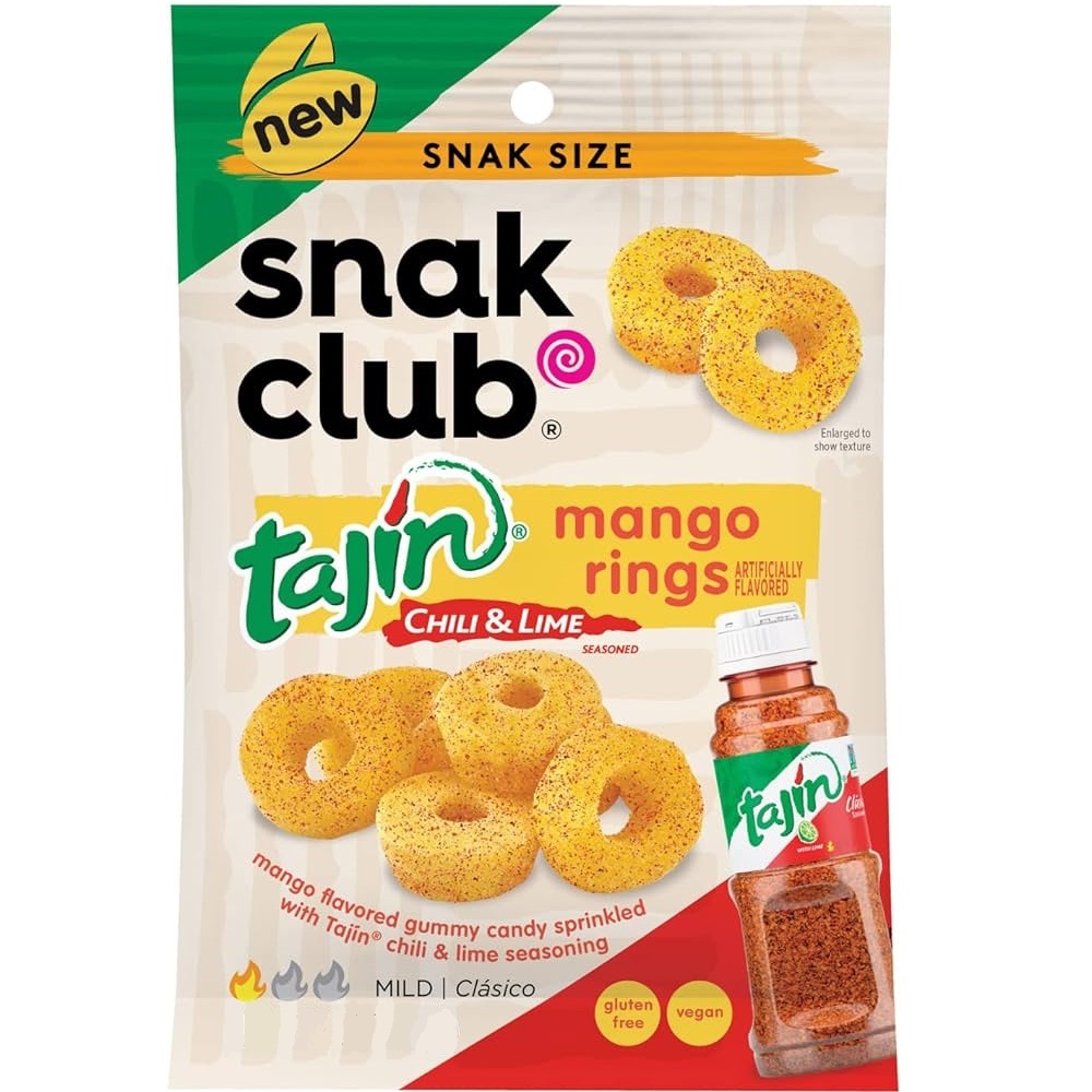 Snak Club Tajin Mango Rings 64g