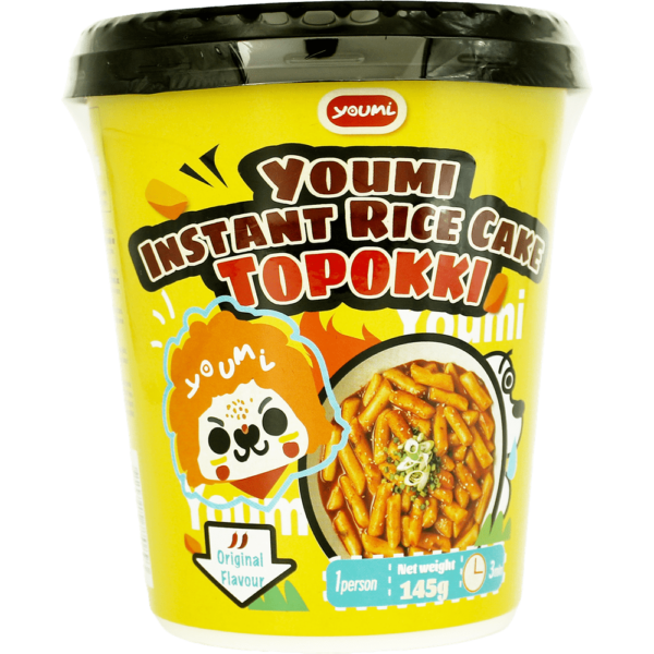 Youmi Inst Rice Cake Topokki Original CUP 145g