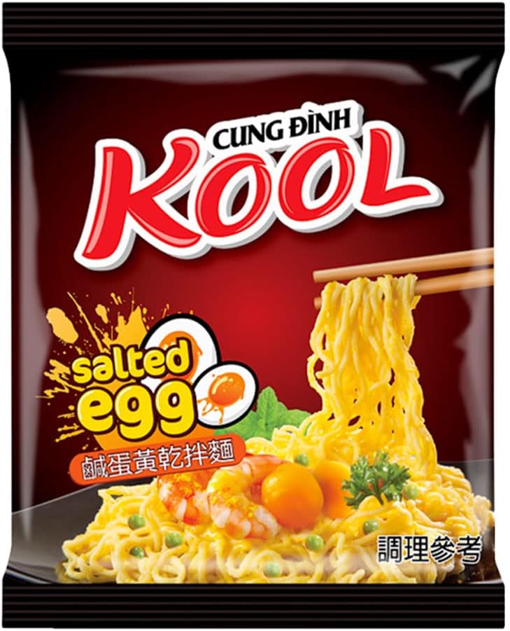 Cung Dinh - Instant Noodles - Salted Egg Flavor 90g