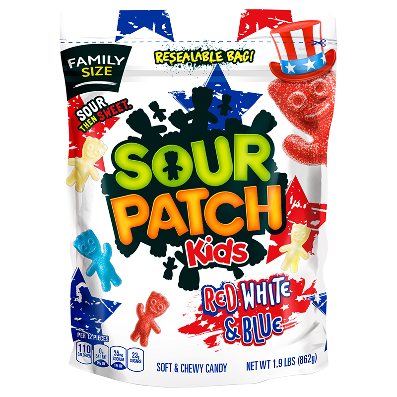 Sour Patch Kids Red White & Blue Family Size 862g