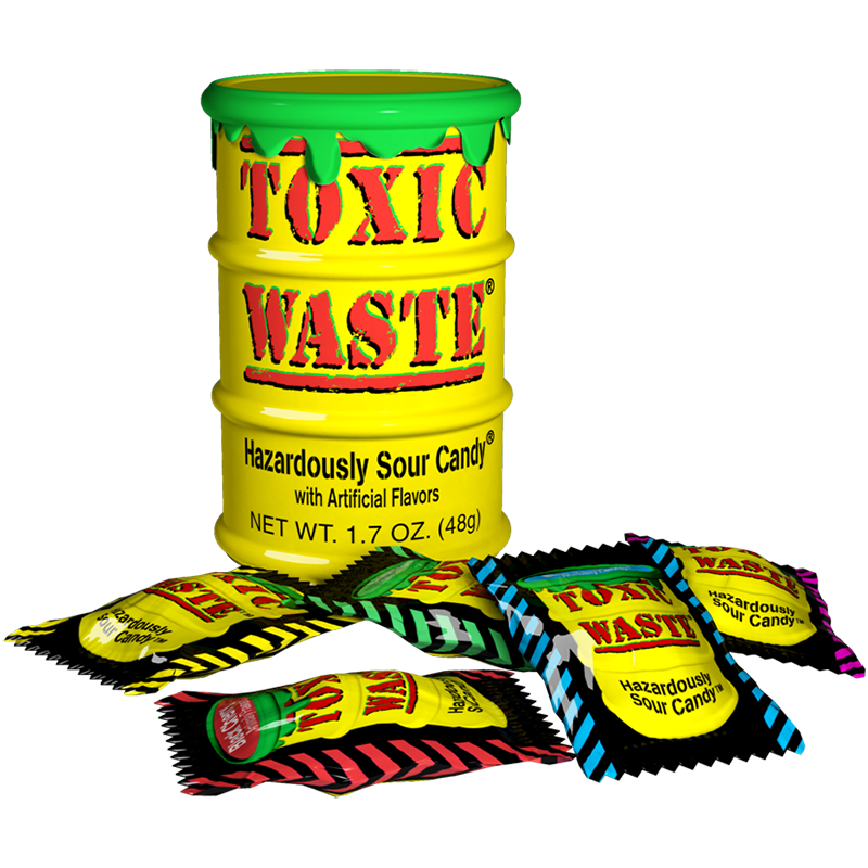 Toxic Waste Yellow Drum Extreme Sour Candy - 42g