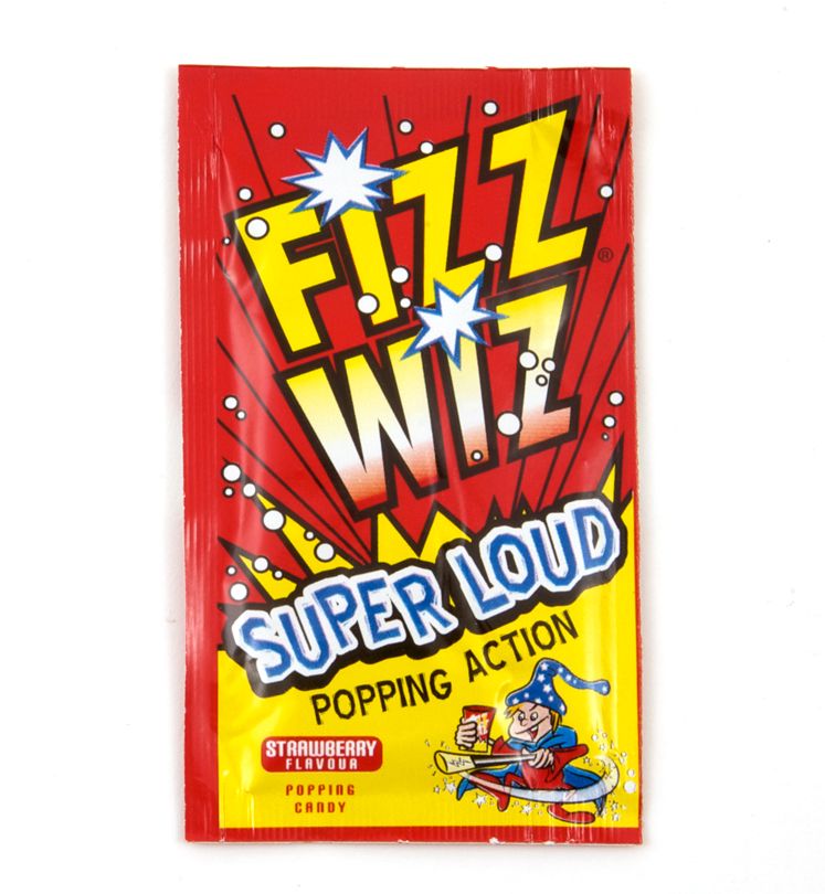 Fizz Wizz Strawberry Popping Candy 5g