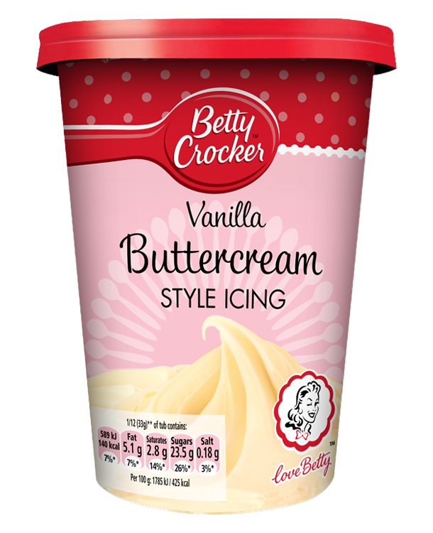 Betty Crocker Vanilla Buttercream Style Icing 400g