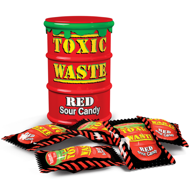 Toxic Waste Red Drum Candy 42g