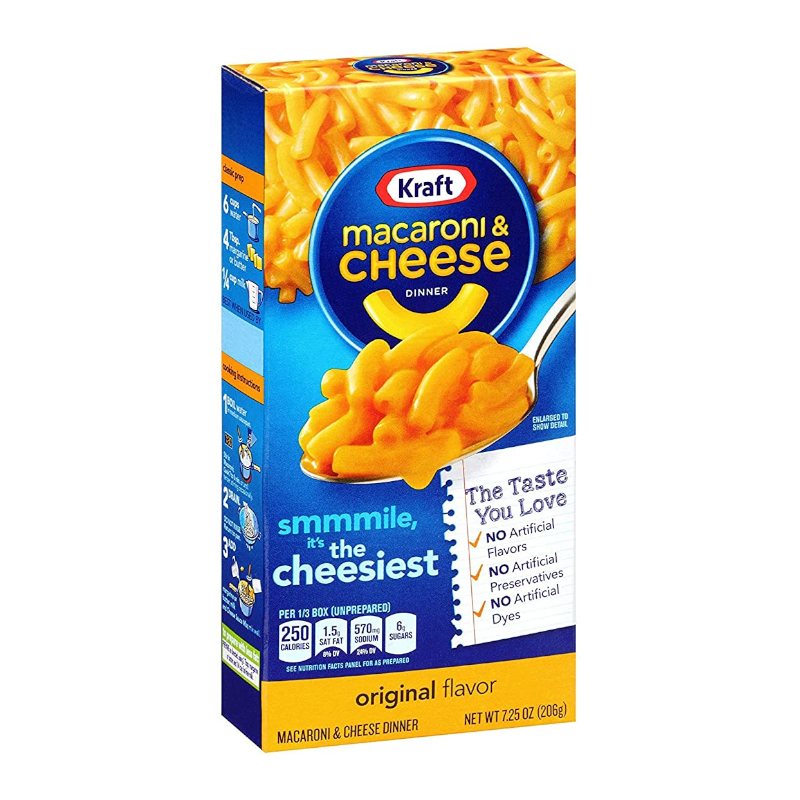 Kraft Macaroni & Cheese Original 206g