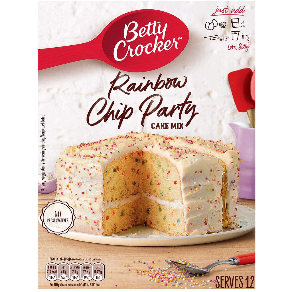 Betty Crocker Party Rainbow Chip Cake Mix 425g