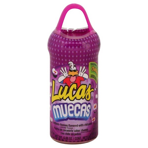 Lucas Muecas Chamoy Flavored with Chili Powder Lollipop 24g
