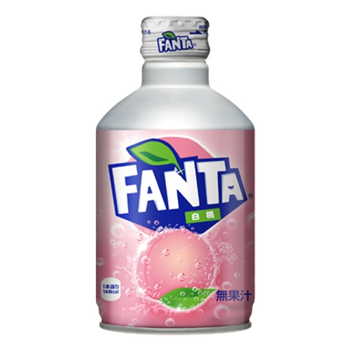 Fanta White Peach Aliminium Bottle 300ml