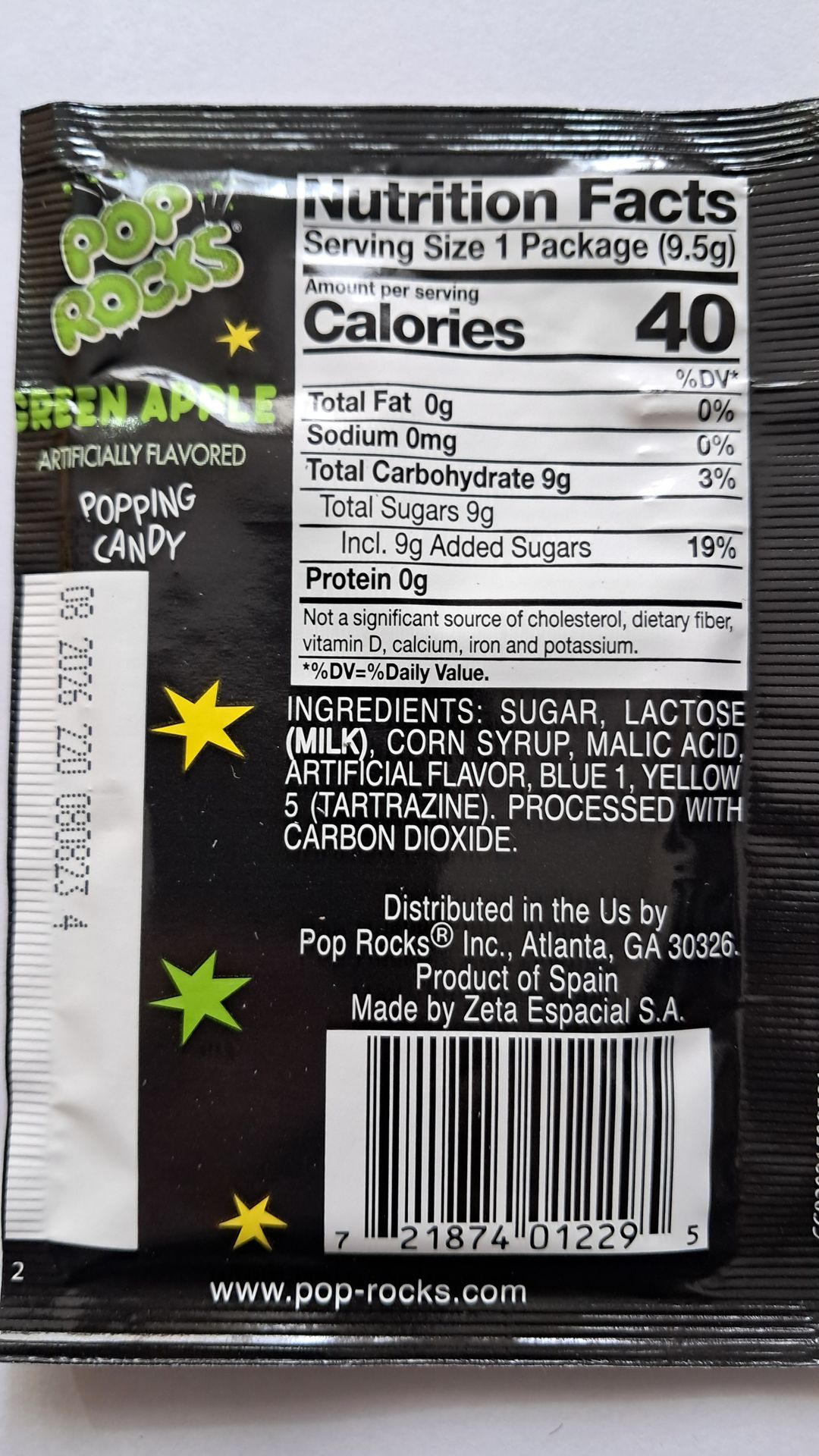 Pop Rocks Green Apple 9,5g