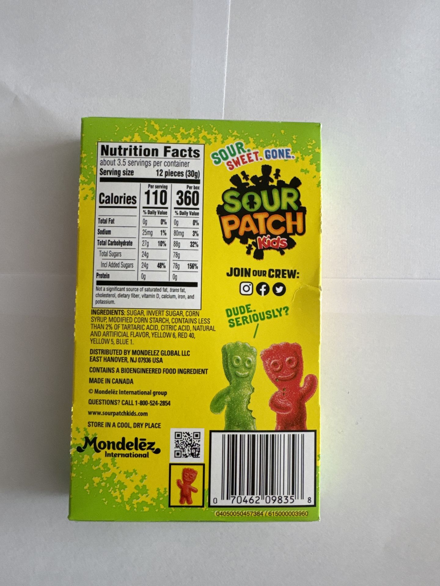 Sour Patch Kids Original Theatre 99g