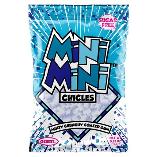 Mini Mini Chicles Mint Gum 16g