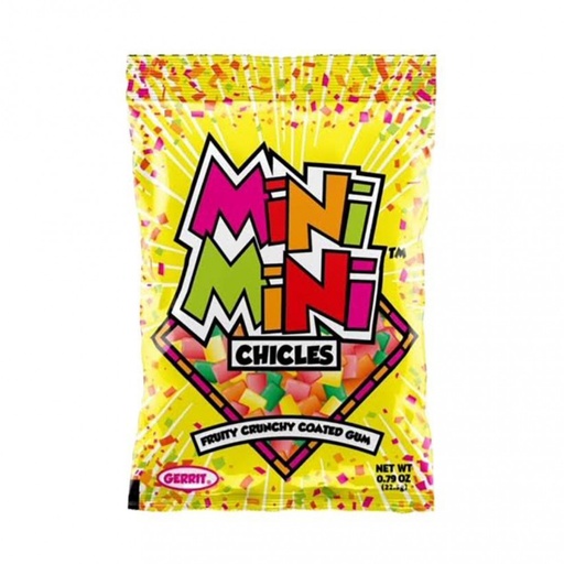 Mini Mini Chicles Fruit Gum 22g
