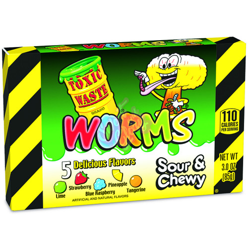 Toxic Waste Worms Theatre Box 85g