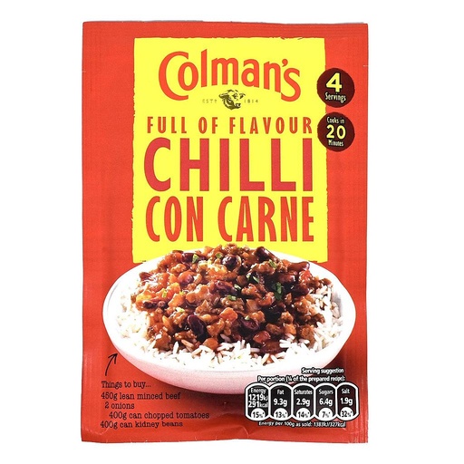 Colmans Cass Mix Chilli Con Carne 50g