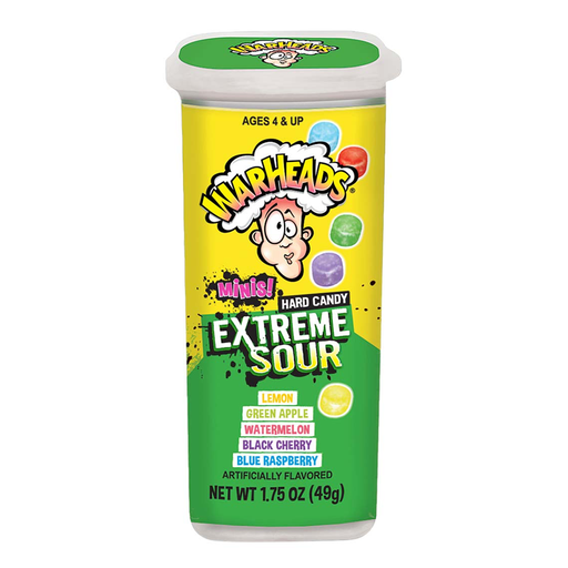 Warheads Extreme Sour Hard Candy Minis 49g
