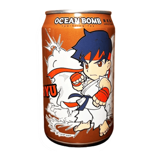 Ocean Bomb Sparkling Tea Apple Flavor 330ml