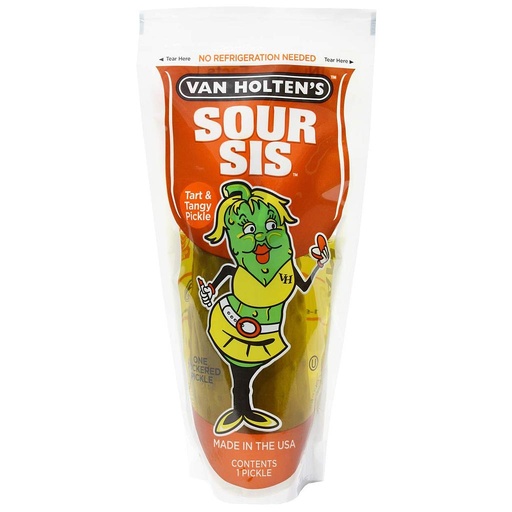 Van Holten's King Size Sour Sis Pickle 252g