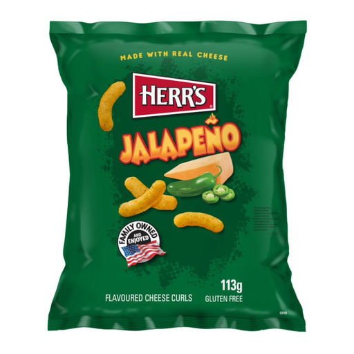 Herr's Jalapeno Cheese Curls 113g