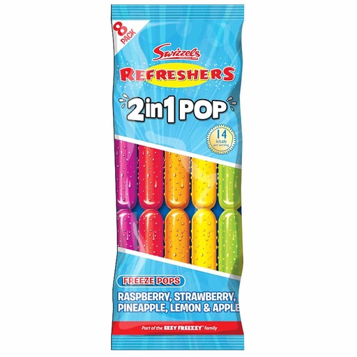 Swizzels Refreshers 2 in 1 Pop 8 Pack 600ml