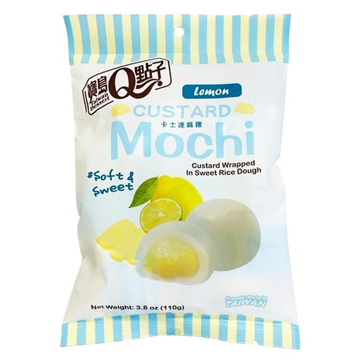 Q Custard Mochi Lemon Flavor 110g
