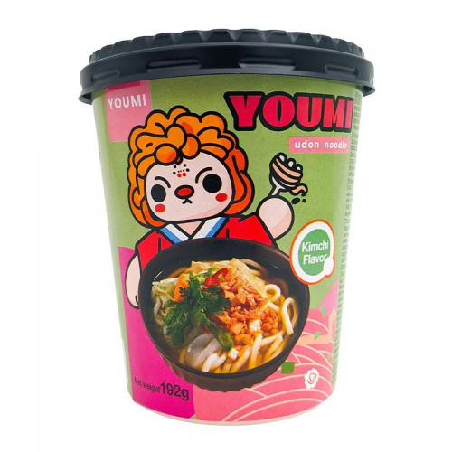 Youmi Instant Udon Kimchi Flavor Cup 192g