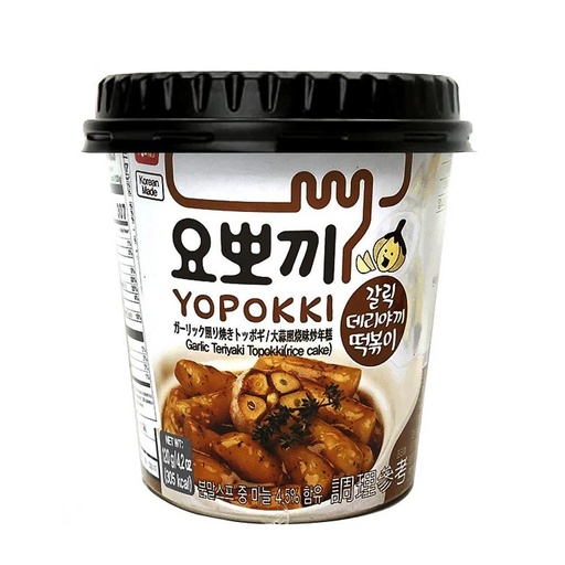 Yopokki Ricecake Cup Garlic 120g