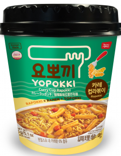 Yopokki Ricecake & Ramen Cup Curry 145g