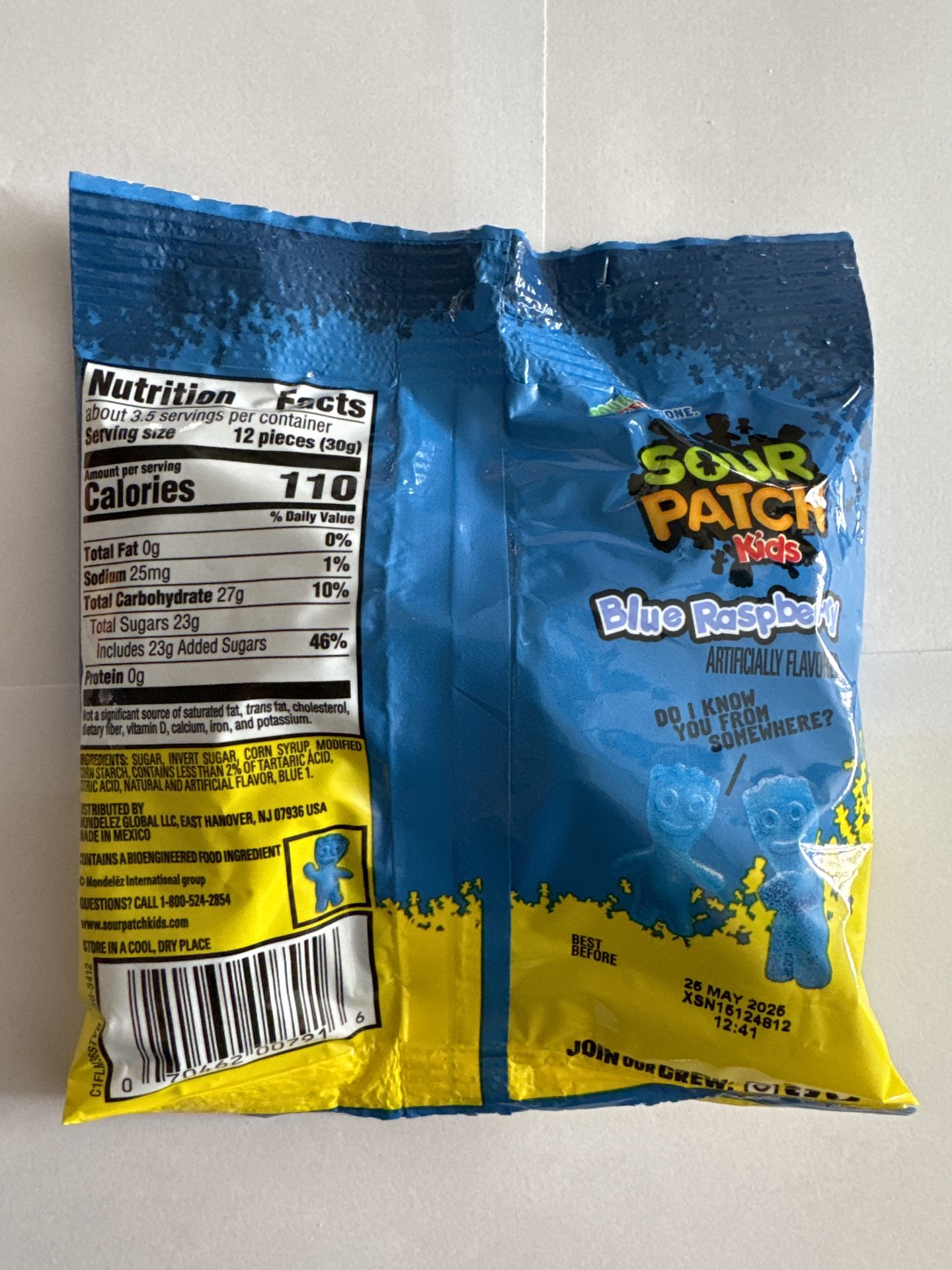 Sour Patch Kids Blue Raspberry 102g