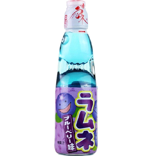 Hata Ramune Drink Blueberry 200ml